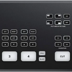 Blackmagic Design ATEM Mini - HDMI Live Stream Switcher make it easy to create professional multi camera productions for live streaming to YouTube and innovative business presentations using Zoom, Teams or Skype!