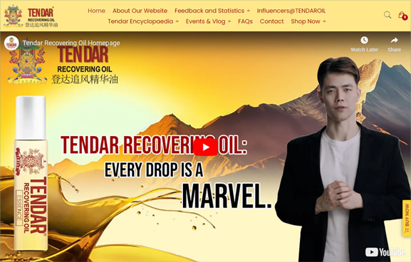 Singapore Website Design - Tendar Recovering Oil